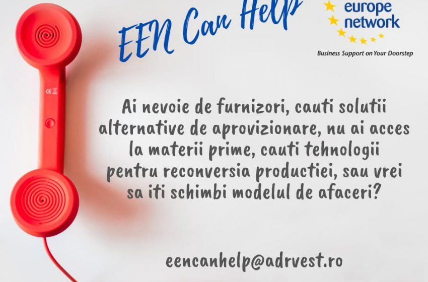  EEN poate ajuta IMM-uri-le din Vestul si Sud-Vestul Romaniei