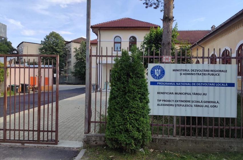  Lucrarile de extindere a Scolii „Alexandru Stefulescu” au fost finalizate