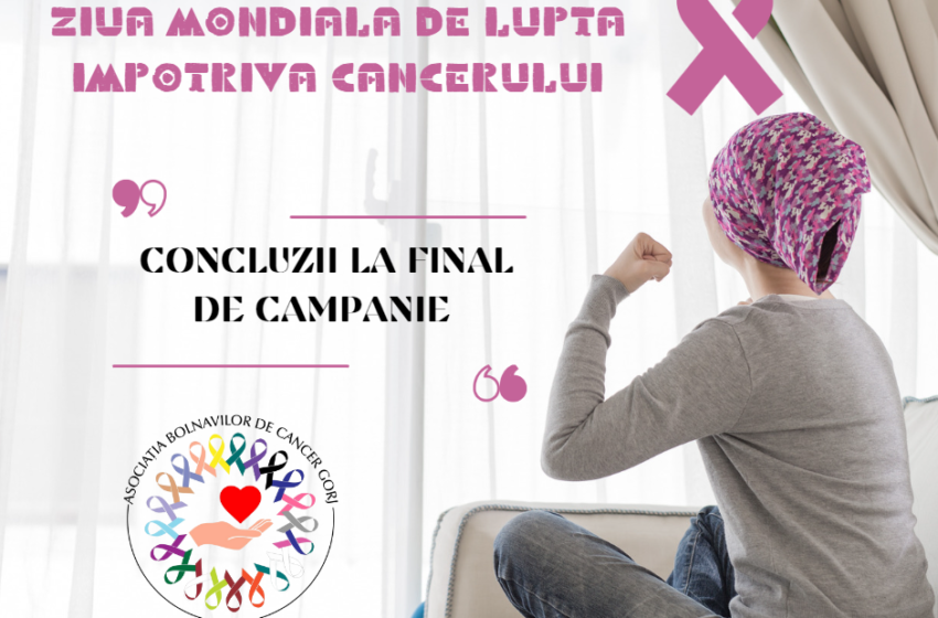  Campania Asociației Bolnavilor de Cancer din Gorj s-a încheiat, dar lupta cu cancerul continuă