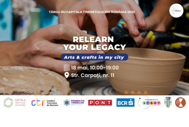  Atelierul Clay4all deschide ușile pentru gorjeni în cadrul evenimentului ‘Relearn your legacy – Arts & crafts in my city’