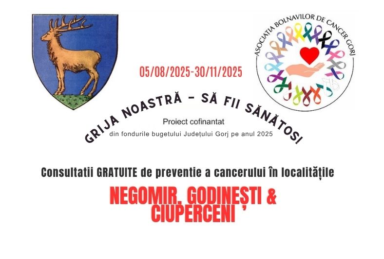  „Grija noastră – Să fii sănătos!” – un nou început pentru sănătatea comunităților din Gorj