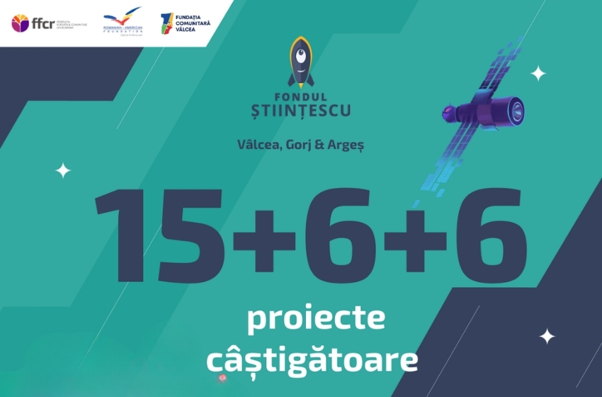  27 de proiecte finanțate prin Fondul Științescu în Vâlcea, Gorj și Argeș