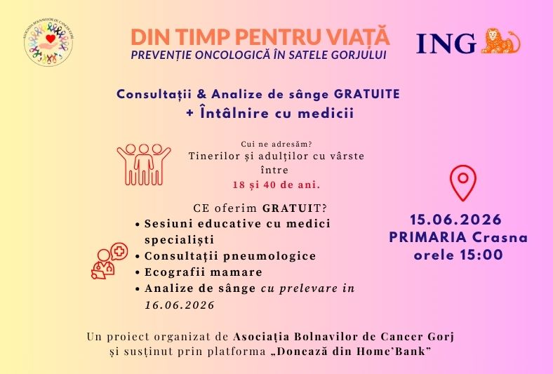  Campanie vitală la Crasna: Medicii vin în comunitate să ofere consultații, ecografii de sân și analize gratuite pentru tineri