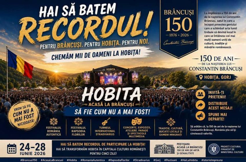 Peștișani: Acasă la Brâncuși – 150 de ani de artă și genialitate