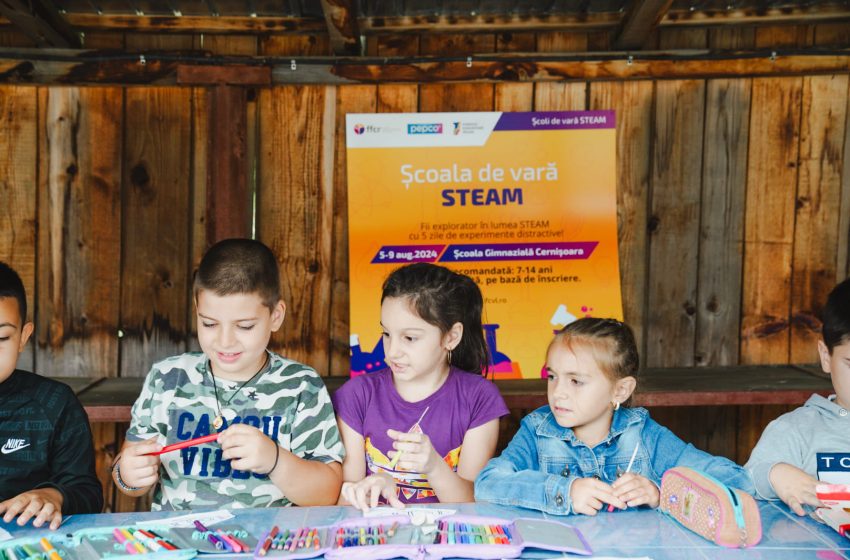 Școli de Vară STEAM gratuite pentru copii, în județele Vâlcea, Gorj și Argeș