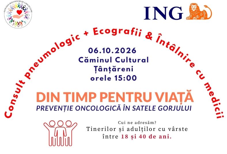 Caravana „Din timp pentru viață” aduce servicii medicale gratuite la Țânțăreni